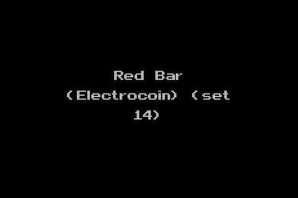 Red Bar (Electrocoin) (set 14)