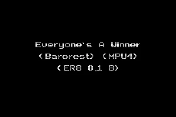 Everyone's A Winner (Barcrest) (MPU4) (ER8 0.1 B)