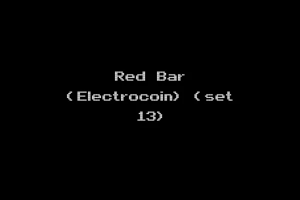 Red Bar (Electrocoin) (set 13)