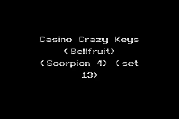 Casino Crazy Keys (Bellfruit) (Scorpion 4) (set 13)