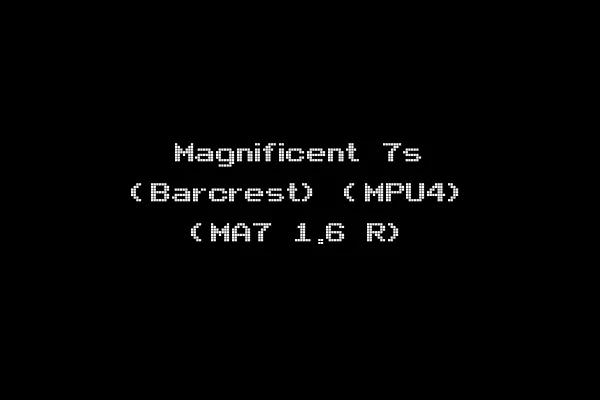 Magnificent 7s (Barcrest) (MPU4) (MA7 1.6 R)
