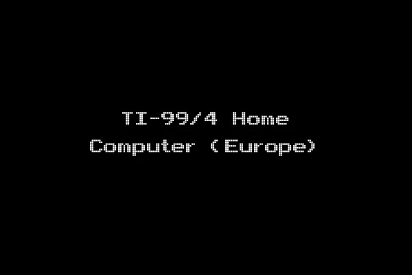 TI-99/4 Home Computer (Europe)