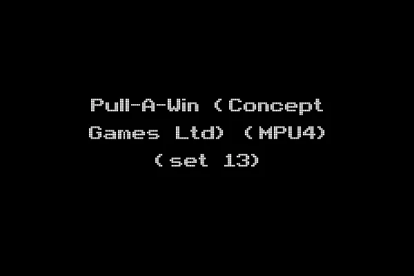 Pull-A-Win (Concept Games Ltd) (MPU4) (set 13)