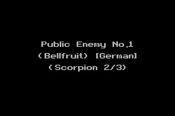 Public Enemy No.1 (Bellfruit) [German] (Scorpion 2/3)