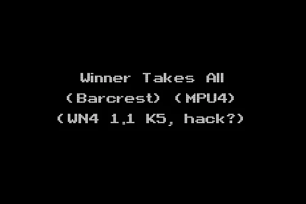 Winner Takes All (Barcrest) (MPU4) (WN4 1.1 K5, hack?)