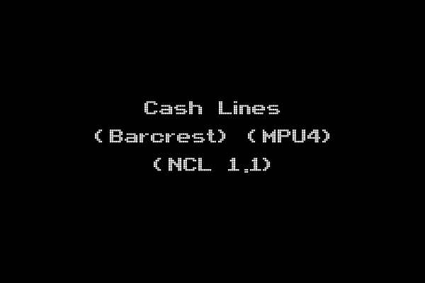 Cash Lines (Barcrest) (MPU4) (NCL 1.1)