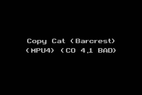 Copy Cat (Barcrest) (MPU4) (CO 4.1 BAD)