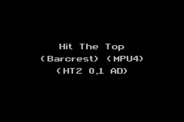 Hit The Top (Barcrest) (MPU4) (HT2 0.1 AD)