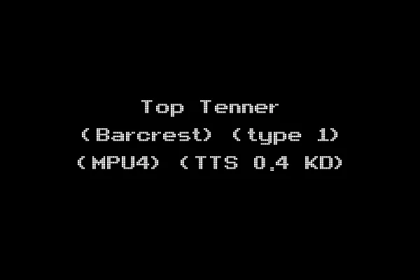 Top Tenner (Barcrest) (type 1) (MPU4) (TTS 0.4 KD)