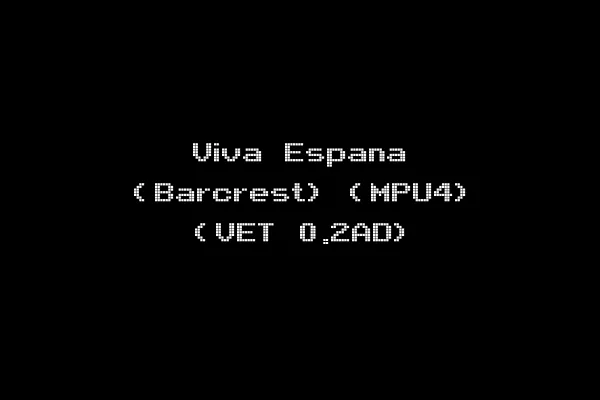 Viva Espana (Barcrest) (MPU4) (VET 0.2AD)