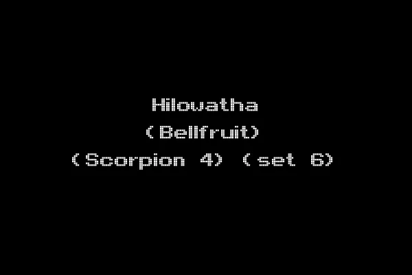 Hilowatha (Bellfruit) (Scorpion 4) (set 6)