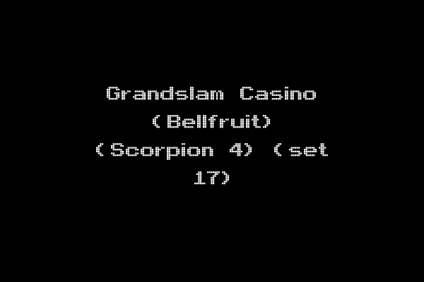Grandslam Casino (Bellfruit) (Scorpion 4) (set 17)