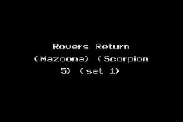 Rovers Return (Mazooma) (Scorpion 5) (set 1)