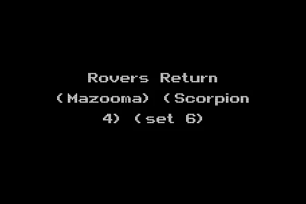 Rovers Return (Mazooma) (Scorpion 4) (set 6)
