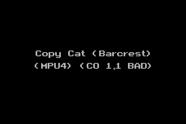 Copy Cat (Barcrest) (MPU4) (CO 1.1 BAD)