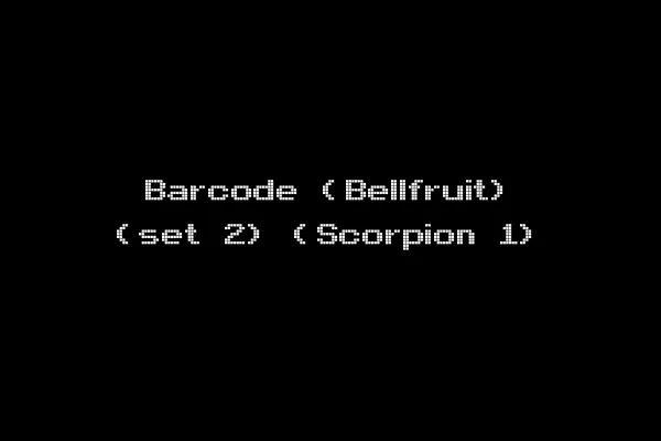 Barcode (Bellfruit) (set 2) (Scorpion 1)