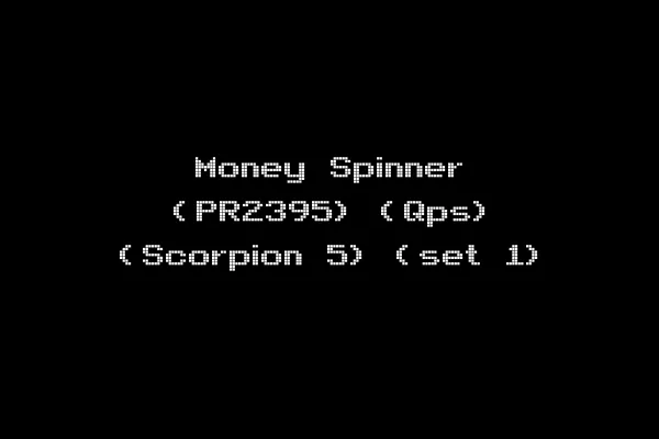 Money Spinner (PR2395) (Qps) (Scorpion 5) (set 1)