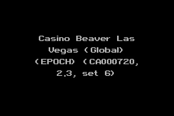 Casino Beaver Las Vegas (Global) (EPOCH) (CA000720, 2.3, set 6)