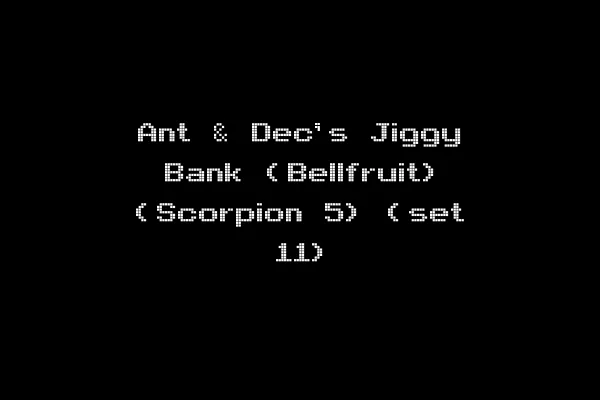 Ant & Dec's Jiggy Bank (Bellfruit) (Scorpion 5) (set 11)