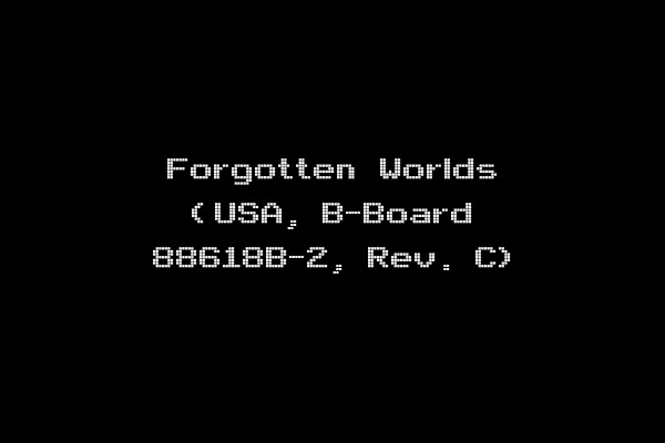 Forgotten Worlds (USA, B-Board 88618B-2, Rev. C)