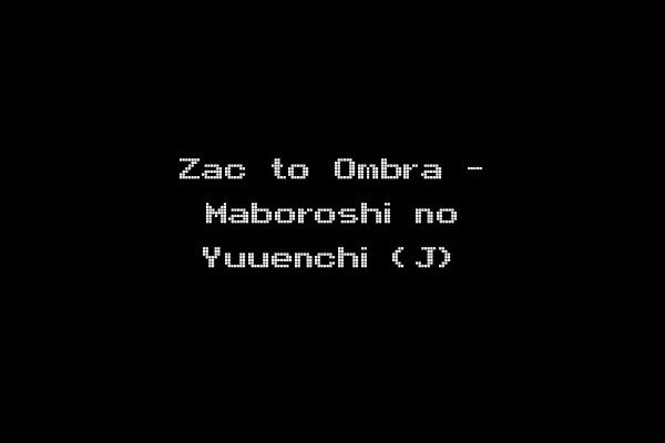 Zac to Ombra - Maboroshi no Yuuenchi (J)