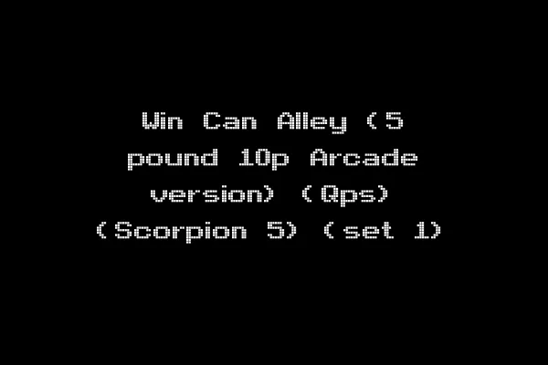 Win Can Alley (5 pound 10p Arcade version) (Qps) (Scorpion 5) (set 1)