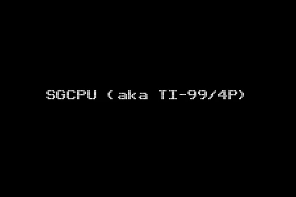 SGCPU (aka TI-99/4P)