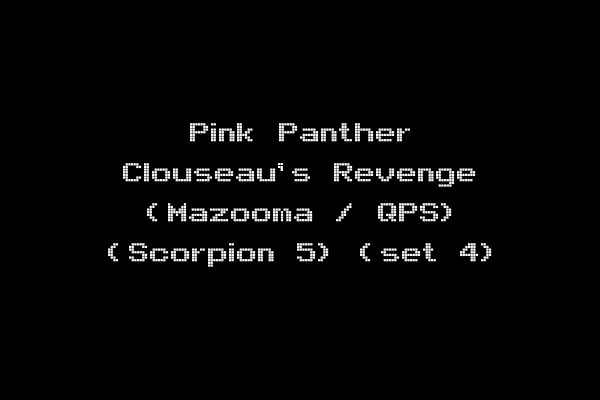 Pink Panther Clouseau's Revenge (Mazooma / QPS) (Scorpion 5) (set 4)