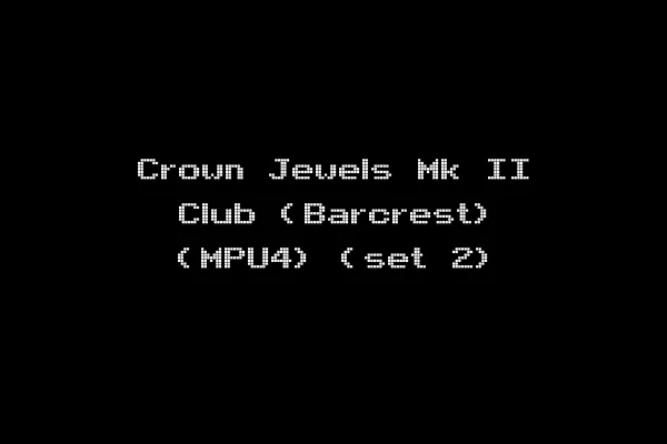 Crown Jewels Mk II Club (Barcrest) (MPU4) (set 2)
