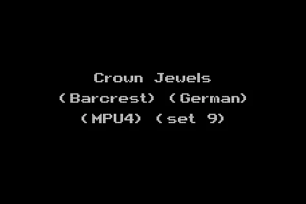Crown Jewels (Barcrest) (German) (MPU4) (set 9)