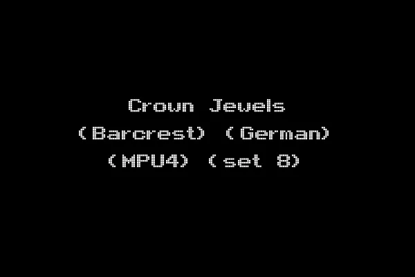 Crown Jewels (Barcrest) (German) (MPU4) (set 8)
