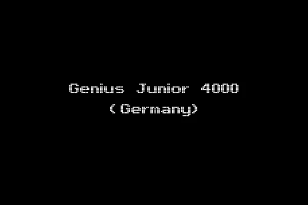 Genius Junior 4000 (Germany)