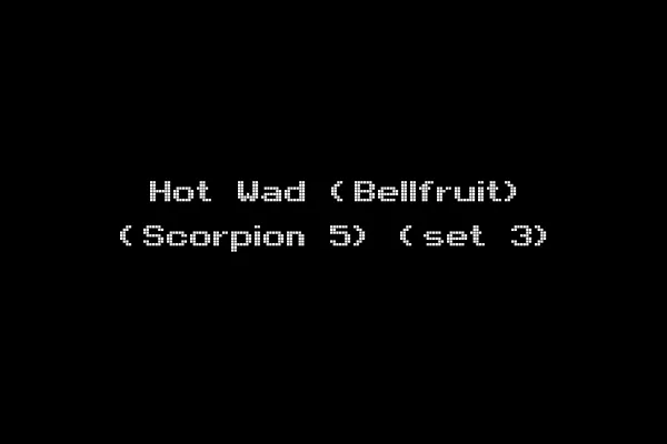 Hot Wad (Bellfruit) (Scorpion 5) (set 3)