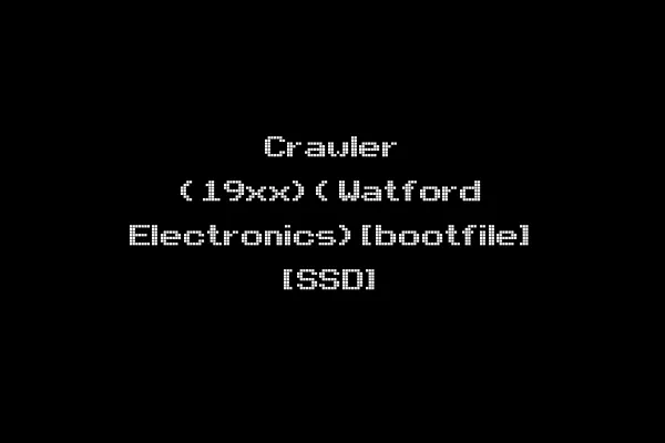 Crawler (19xx)(Watford Electronics)[bootfile] [SSD]