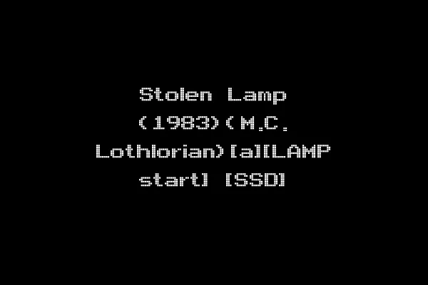 Stolen Lamp (1983)(M.C. Lothlorian)[a][LAMP start] [SSD]