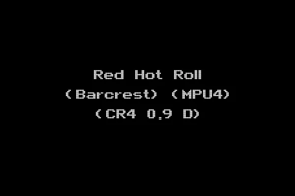 Red Hot Roll (Barcrest) (MPU4) (CR4 0.9 D)