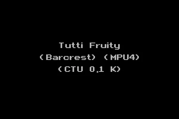 Tutti Fruity (Barcrest) (MPU4) (CTU 0.1 K)