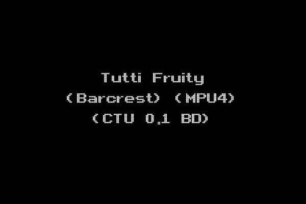 Tutti Fruity (Barcrest) (MPU4) (CTU 0.1 BD)