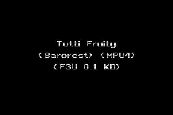 Tutti Fruity (Barcrest) (MPU4) (F3U 0.1 KD)