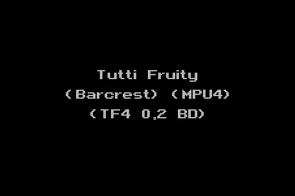 Tutti Fruity (Barcrest) (MPU4) (TF4 0.2 BD)