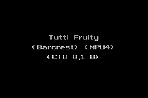 Tutti Fruity (Barcrest) (MPU4) (CTU 0.1 B)