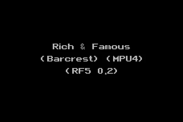 Rich & Famous (Barcrest) (MPU4) (RF5 0.2)