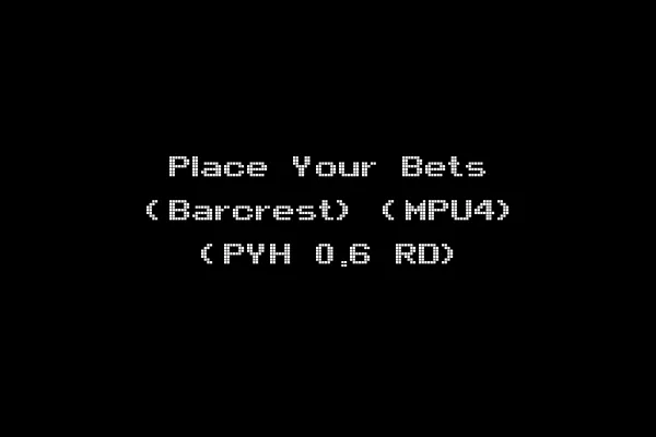 Place Your Bets (Barcrest) (MPU4) (PYH 0.6 RD)