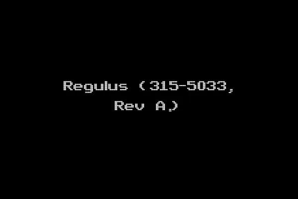 Regulus (315-5033, Rev A.)