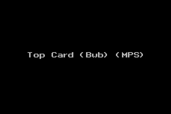 Top Card (Bwb) (MPS)