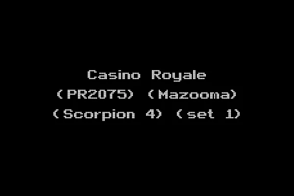 Casino Royale (PR2075) (Mazooma) (Scorpion 4) (set 1)