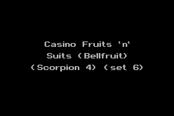 Casino Fruits 'n' Suits (Bellfruit) (Scorpion 4) (set 6)
