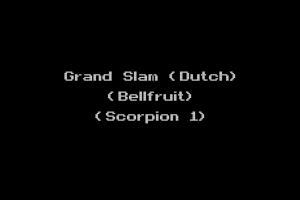 Grand Slam (Dutch) (Bellfruit) (Scorpion 1)