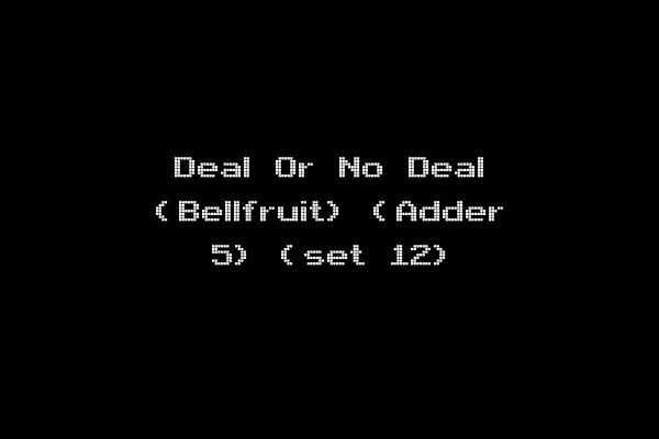 Deal Or No Deal (Bellfruit) (Adder 5) (set 12)