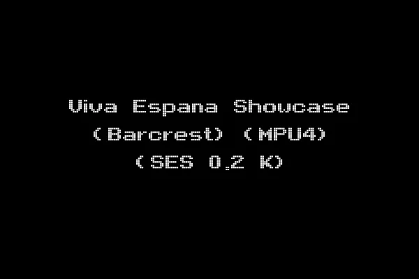 Viva Espana Showcase (Barcrest) (MPU4) (SES 0.2 K)
